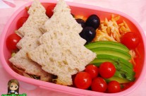 Christmas Tree Sandwich Kit Bento (151)