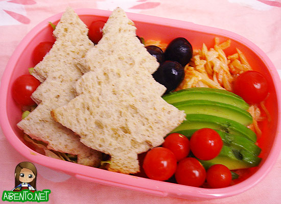 Christmas Sandwich Bento