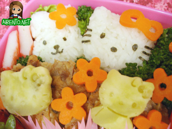 Hello Kitty Bento Close