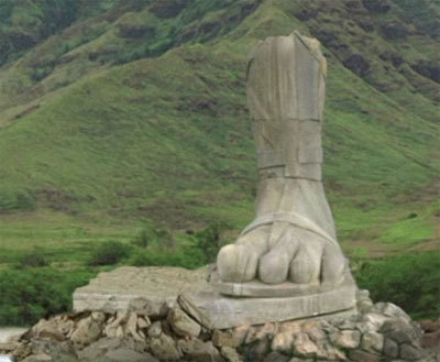 Foot Statue