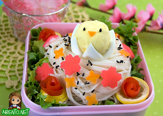 Somen Bird's Nest Bento 3