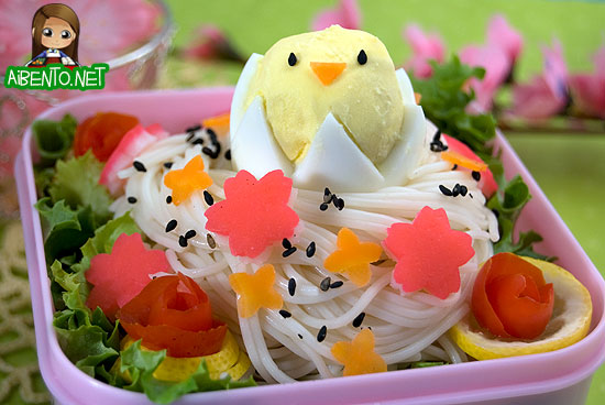 Somen Bird's Nest Bento 4