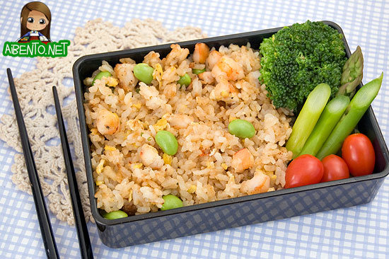 Shrimp Fried Rice Bento