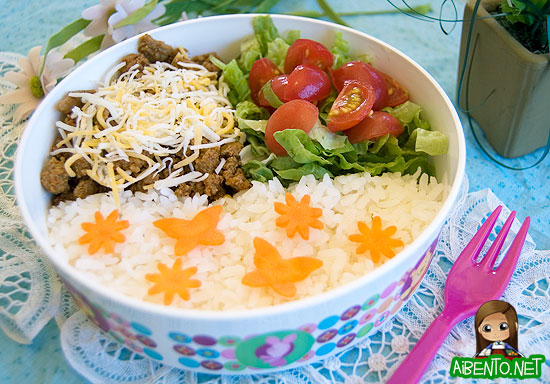 Taco Rice Bento