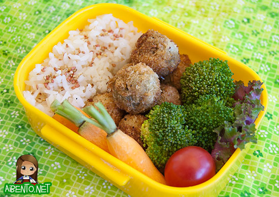 Fried Green Tomatoes Bento