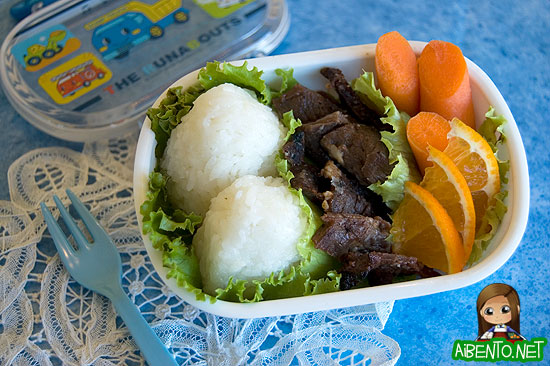 Mini Teri Beef Bento