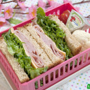 Simple Ham Sammie Bento