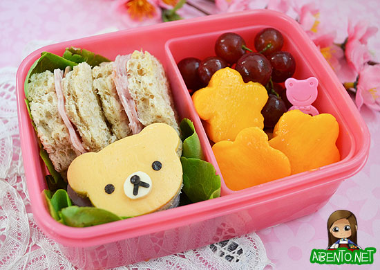 Rilakkuma Sandwich Bento