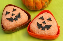 Jack-O-Lantern Snack Musubis