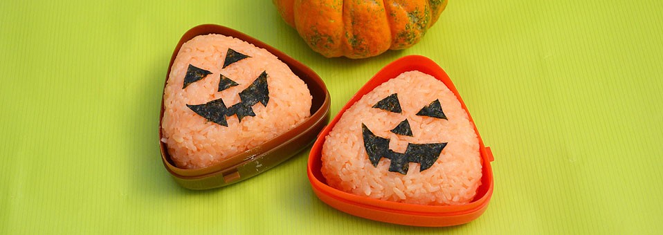 Jack-O-Lantern Snack Musubis