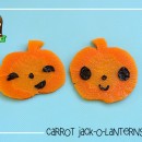 Tutorial: Carrot Jack-O-Lanterns