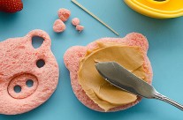 Tutorial: Pink Piggie Peanut Butter Jelly Sandwich