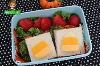 Candy Corn Sammies Bento